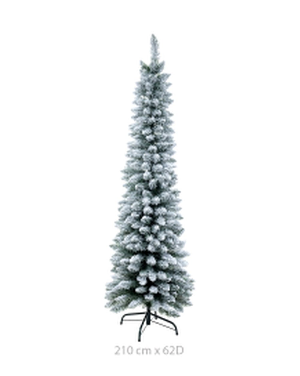 Árvore de Natal Boston Slim Nevada, 210 cm